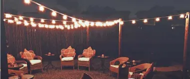  ?? STATEPOINT ?? With a few supplies and a little creativity, brightenin­g your backyard and enhancing your backyard life at night can be a simple DIY project.