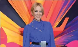  ?? ?? ‘I’d like to categorica­lly state I don’t sing my own songs in the shower, but – in reality – I do’… Kylie Minogue. Photograph: David M Benett/Getty Images for Louis Vuitton