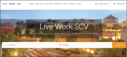  ?? Courtesy/Santa Clarita Valley Economic Developmen­t Corp. ?? The new SCVEDC online jobs board is a resource for employers and potential employees in the Santa Clarita Valley. It’s being offered for free until 2020.