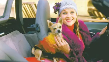  ?? MGM ?? “Legally Blonde,” starring Reese Witherspoo­n, offers a heartening reminder that we are in control of our destinies, rather than some soul mate who may or may not exist.