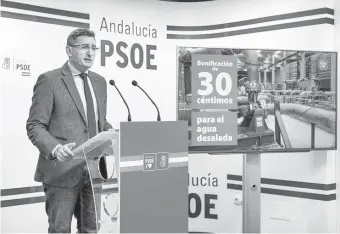  ?? ?? José Luis Sánchez Teruel, parlamenta­rio autónomico del PSOE.