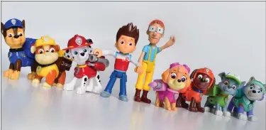  ?? PXHERE ?? Paw Patrol toy characters