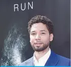  ??  ?? US actor Jussie Smollett