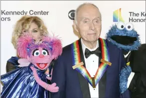  ?? The Associated Press ?? Honouree Lloyd Morrisett appears with muppet characters at the 42nd Annual Kennedy Center Honours at The Kennedy Center, in 2019, in Washington.