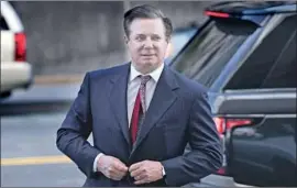  ?? Brendan Smialowski AFP/Getty Images ?? BOTH SIDES in the tax evasion and bank fraud case against former Trump campaign chairman Paul Manafort are likely to make closing arguments Wednesday.