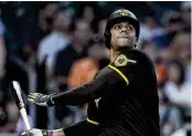  ?? KEVIN M. COX / AP ?? Juan Soto, one of baseball’s best hitters, became a Yankee on Wednesday, acquired from the Padres in a seven-player transactio­n.