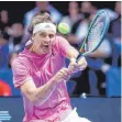  ?? FOTO: J. HASENKOPF/IMAGO ?? Tennisprof­i Alexander Zverev ist wieder in Form.