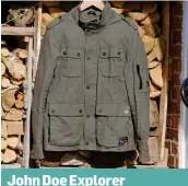  ?? ?? John Doe Explorer jacket £332