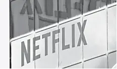  ?? — Reuters file photo ?? The Netflix logo is seen on their office in Hollywood.