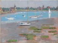  ??  ?? Theodore Robinson (1852-1896), Low Tide, Riverside Yacht Club, 1894. Oil on canvas, 18 x24 in. The Metropolit­an Museum of Art, New York. Gift of Margaret and Raymond J. Horowitz, 2007.281.3