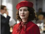  ?? PHILIPPE ANTONELLO/ AMAZON PRIME VIDEO VIA AP ?? Rachel Brosnahan in a scene from “The Marvelous Mrs. Maisel.”