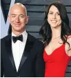  ?? AGOSTINI/INVISION/AP EVAN ?? Jeff and MacKenzie Bezos have created a fund to support non-profit and run quality preschools.