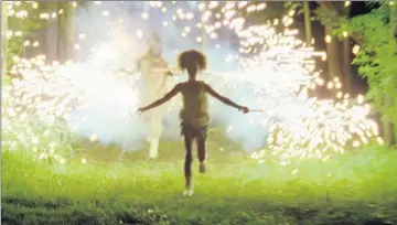  ?? By Ben Richardson ?? Where the wild things are: Quvenzhané Wallis, 8, stars in Beasts of the Southern Wild, which won the Grand Jury Prize.