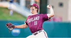  ?? Juan DeLeon/Contributo­r ?? Pearland will lean heavily on lefthander Caden Ferraro, an A&M signee who went 10-0 with 104 strikeouts last season.