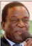  ??  ?? Mnangagwa