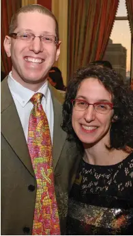  ?? ?? Rabbi: Charlie Cytron-Walker and wife Adena