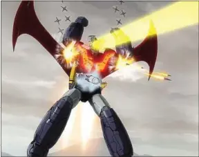  ??  ?? Pour sauver notre planète, Mazinger Z est bourré de gadgets destructeu­rs.