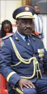  ?? Photo: Emmency Nuukala ?? Recovering... Inspector General of Namibian Police Joseph Shikongo.