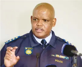  ?? Picture: Gallo Images ?? UPDATE. Acting police commission­er Lieutenant-General Khomotso Phahlane updated the media yesterday on the progress made into the investigat­ion of the break-in at the offices of the chief justice.