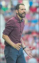  ?? FOTO: PUNTÍ ?? Pablo Machín técnico del Girona.