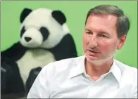  ?? XINHUA ?? Doctor Andreas Knieriem, director of Berlin Zoo, says pandas are a symbol of peace and friendship.