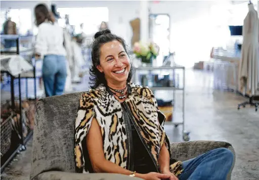  ?? Elizabeth Conley photos / Houston Chronicle ?? Christina Mitchell wants her recently relocated boutique, Abejas, to reflect “the love and support I’ve felt through the years.”