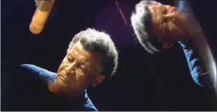  ??  ?? PIANO MAN: Music icon Abdullah Ibrahim will be performing two concerts at the Fugard Theatre on September 24.