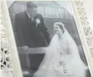  ??  ?? Derrick and Tibeth Smith on their wedding day on March 6, 1954 in Yorkshire, England.