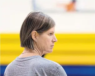  ?? ANDREW FRANCIS WALLACE TORONTO STAR ?? Canadian coach Lisa Thomaidis is curious to see how her women’s team will fare in a couple of warm-up games against Japan and the United States ahead of the world championsh­ip.