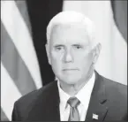  ??  ?? Mike Pence