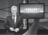  ?? JEOPARDY! VIA ASSOCIATED PRESS ?? Alex Trebek, host of the game show“Jeopardy!”, died Nov. 8 after a nearly two-year battle with pancreatic cancer.