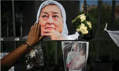  ?? Photograph: AFP/Gett ?? ‘Hebe de Bonafini devoted decades to ensuring that her sons, “disappeare­d” by the military junta in the late 1970s, were kept alive, if only in memory.’