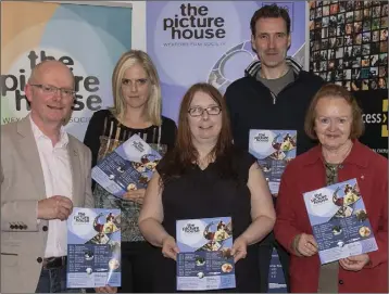  ??  ?? At the launch of the Picture House season: Stephen Eustace (chairman), Claire Walsh, Maeve Cooke (director, Access Cinema), Eoin Hayes and Finola Costello.