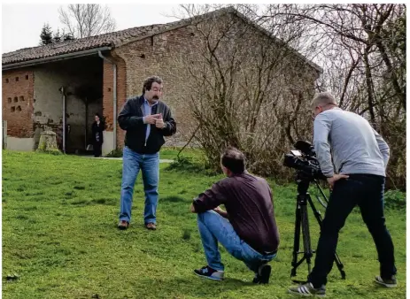  ??  ?? Jean-Luc Moles est un habitué des caméras de France 3. Il avait participé en février à une émission sur le moulin à vent.