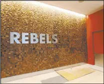  ??  ?? “Rebels” is all that needs to be said to visitors entering the reception area of the $35 million complex.
