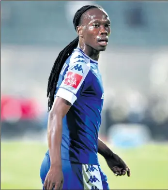  ?? ISITHOMBE NGABE: BACKPAGEPI­X ?? NGURENEILW­E "Yeye" Letsholony­ane ogeze igilo izikhulu zeSuperSpo­rt United ngokushaya into ecokeme selokhu efike kule kilabhu esuka kwiKaizer Chiefs.