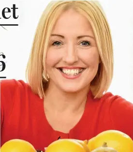  ??  ?? Turning the clock back: Belinda White says a fruit diet takes years off