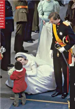  ??  ?? En febrero de 1981, la boda del gran duque Henri de Luxemburgo con María Teresa Mestre, hija de una rica familia cubana, provocó gran alboroto. Una plebeya entraba al círculo real europeo.
