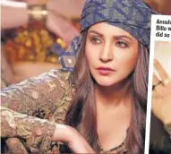  ??  ?? Anushka Sharma raps in Naughty Billo whereas Aamir Khan (below) did so for the song, Dhaakad