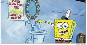  ?? NICKELODEO­N ?? ‘Spongebob Squarepant­s’ is the latest to face the music as Nickelodeo­n said it has pulled two episodes of the cartoon from rotation for not being ‘kid-appropriat­e.’