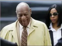  ?? ASSOCIATED PRESS ?? In this Monday, Feb. 27, 2017, file photo, Bill Cosby arrives for a pretrial hearing in his sexual assault case at the Montgomery County Courthouse in Norristown. The case is set for trial June 5 in at the Montgomery County Courthouse in Norristown.