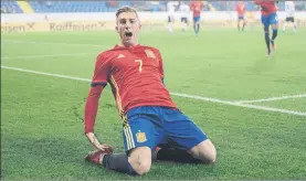  ?? FOTO: EFE ?? Gerard Deulofeu Sigue batiendo récord con la Rojita. Ahora hace falta algo más