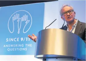  ??  ?? > Presenter and historian Simon Schama, patron of ‘Since 9/11’ charity