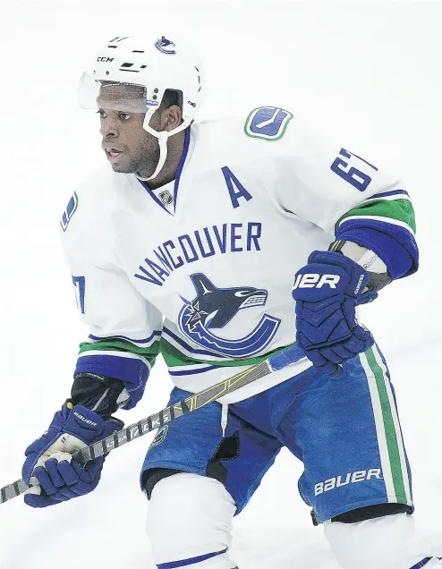  ?? NICK PROCAYLO / POSTMEDIA NEWS ?? Jordan Subban is back on the radar as a Vancouver Canucks prospect who will eventually be ready for prime time.