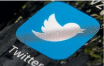  ?? MATT ROURKE/AP ?? Twitter says it will start warning users about spreading misinforma­tion about Covid-19.