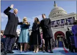  ?? ANDREW HARNIK — THE ASSOCIATED PRESS ?? Joe Biden is sworn in as the 46th president of the United States by Chief Justice John Roberts.