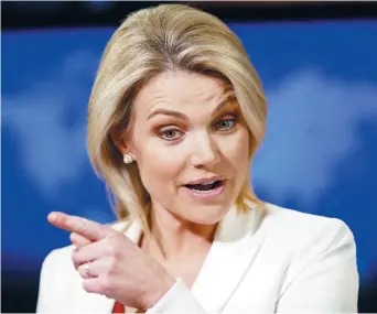  ??  ?? Heather Nauert – Archives