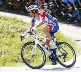  ?? (Photo AFP) ?? Thibaut Pinot, qui a prolongé jusqu’en  chez Groupama-FDJ, aura à coeur de briller après son abandon sur le Giro et son forfait sur le Tour.