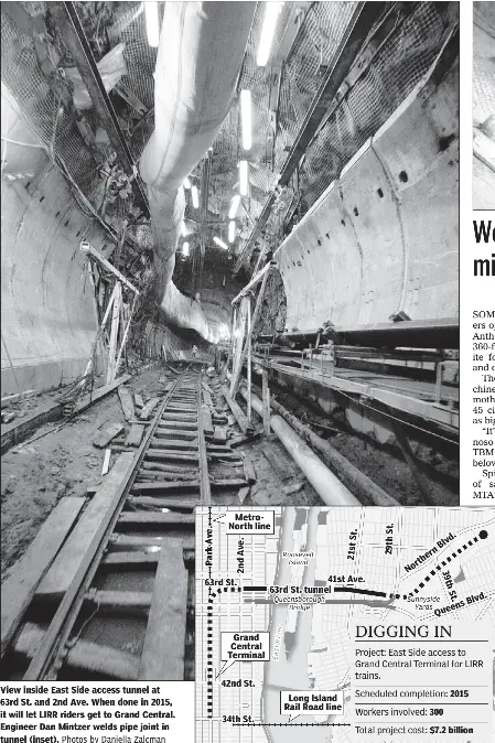 Workers Grind Away And Mark Milestone In Huge Lirr Project Pressreader