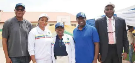  ??  ?? L-R: A member, Advisory Board, Supreme Education Foundation (SEF) Schools, Magodo, Lagos, Dr. Tunji Abimbola; Chief Executive Officer, SEF, Mrs. Olubukola Adewuyi; the founder, SEF, Mrs. Adenike Adamolekun; Chairman, Advisory Board, SEF, Mr. Peter